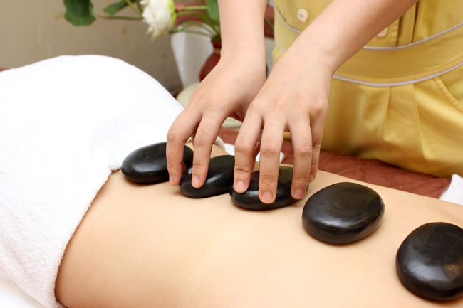 Đá massage oval lớn lưu thông khí huyết, giảm đau mỏi cơ thể
