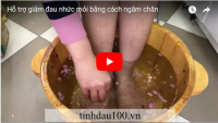 [VIDEO] Hỗ trợ giảm đau nhức mỏi bằng cách ngâm chân muối tinh dầu
