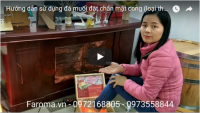 [VIDEO] Hướng dẫn sử dụng đá muối đặt chân mặt cong (loại thương gia) Faroma