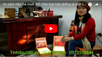 [VIDEO] So sánh Hộp Đá muối đặt chân loại mặt phẳng và mặt cong