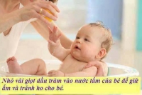 Bật mí quy trình tắm cho trẻ sơ sinh bằng tinh dầu tràm  của Tinh dầu 100 Shop