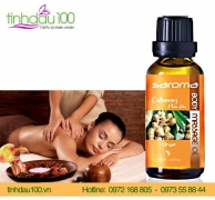 Thư giãn , giải cảm với dầu massage body gừng