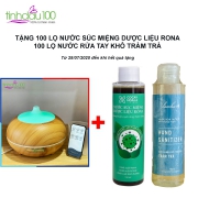 Tặng 100 nước súc miệng Rona, 100 nước rửa tay khô Tràm trà nhân ngày chị Covid trở lại