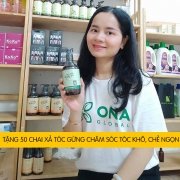 Tặng 50 chai Dầu xả gừng trị giá 150k cho đơn hàng từ 750k - Tinh Dầu 100 Shop