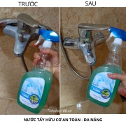 Rỉ sét đồ sắt, cáu cặn, vết ố trên kính biến mất hoàn toàn bằng nước tẩy rửa phòng tắm, nhà vệ sinh Lam Hà.