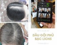 Dầu gội phủ bạc Lich5 thực chất là thuốc nhuộm phải không?