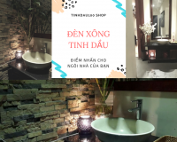 Đèn xông tinh dầu - Chỉ mất vài trăm nghìn để phòng WC nhà bạn đẹp và dễ chịu hơn rất nhiều