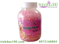 Tẩy tế bào chết, cân bằng tâm trạng với muối tắm