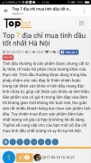 Siêu Thị Tinh dầu 100 được đánh giá là top 7 địa chỉ mua tinh dầu tốt nhất Hà Nội