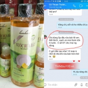 PHẢN HỒI VỀ NƯỚC RỬA BÁT SẢ CHANH THIÊN NHIÊN CỦA SHOP TINH DẦU 100!!!