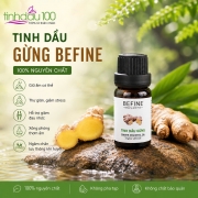Tinh dầu gừng nguyên chất 10ml Befine