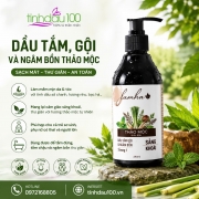 Dầu tắm gội và ngâm bồn thảo mộc Lam Hà 290ml