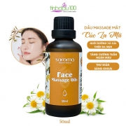 Dầu massage mặt cho da mụn (Cúc la mã) Saroma 50ml