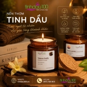 Nến thơm Tobaco Vanila 100g - Tinh Dầu 100