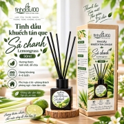 Tinh Dầu Khuếch Tán Que Thơm Sả Chanh 50ml Tinh Dầu 100 - Lemongrass Thơm Phòng, Phòng Ngủ, Văn Phòng, Ô Tô