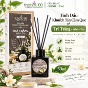 Tinh Dầu Khuếch Tán Que Thơm Trà Trắng 50ml Tinh Dầu 100 - White Tea Thơm Phòng, Phòng Ngủ, Văn Phòng, Ô Tô