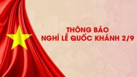 Lịch nghỉ lễ mùng 2-9 tại shop tinh dầu 100.