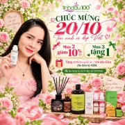 CHƯƠNG TRÌNH KHUYẾN MÃI 20/10 TẠI TINH DẦU 100 – MUA 2 GIẢM 10%, MUA 3 TẶNG 1