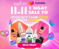 Siêu Sale LAZADA 11.11 với Tinh Dầu 100, săn sale ngay anh chị nhé!