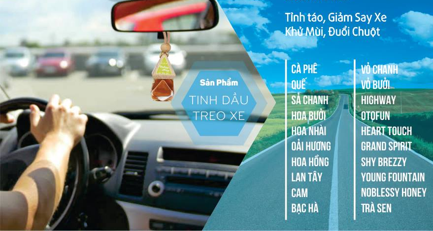 Bật mí cách chọn tinh dầu treo xe phù hợp