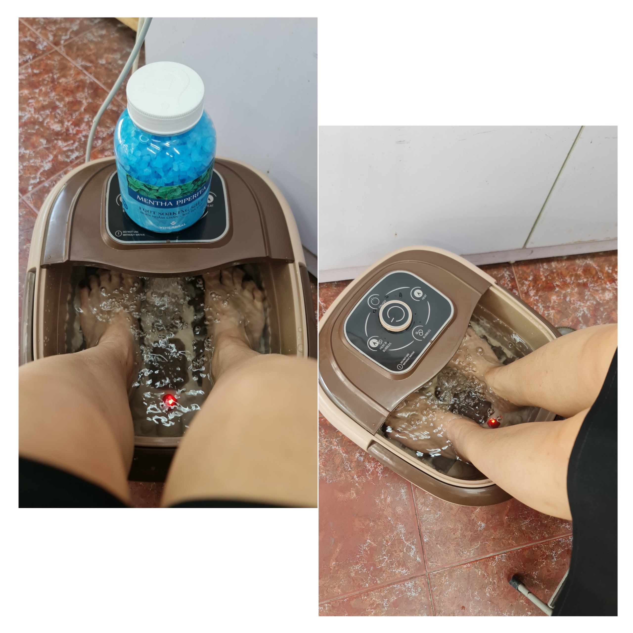 Bồn ngâm chân Hồng Ngoại Massage thư giãn - chăm sóc đôi chân cho cả gia đình