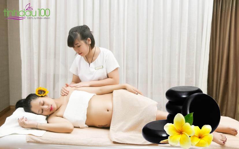 Phụ nữ mang thai có nên massage đá nóng không?