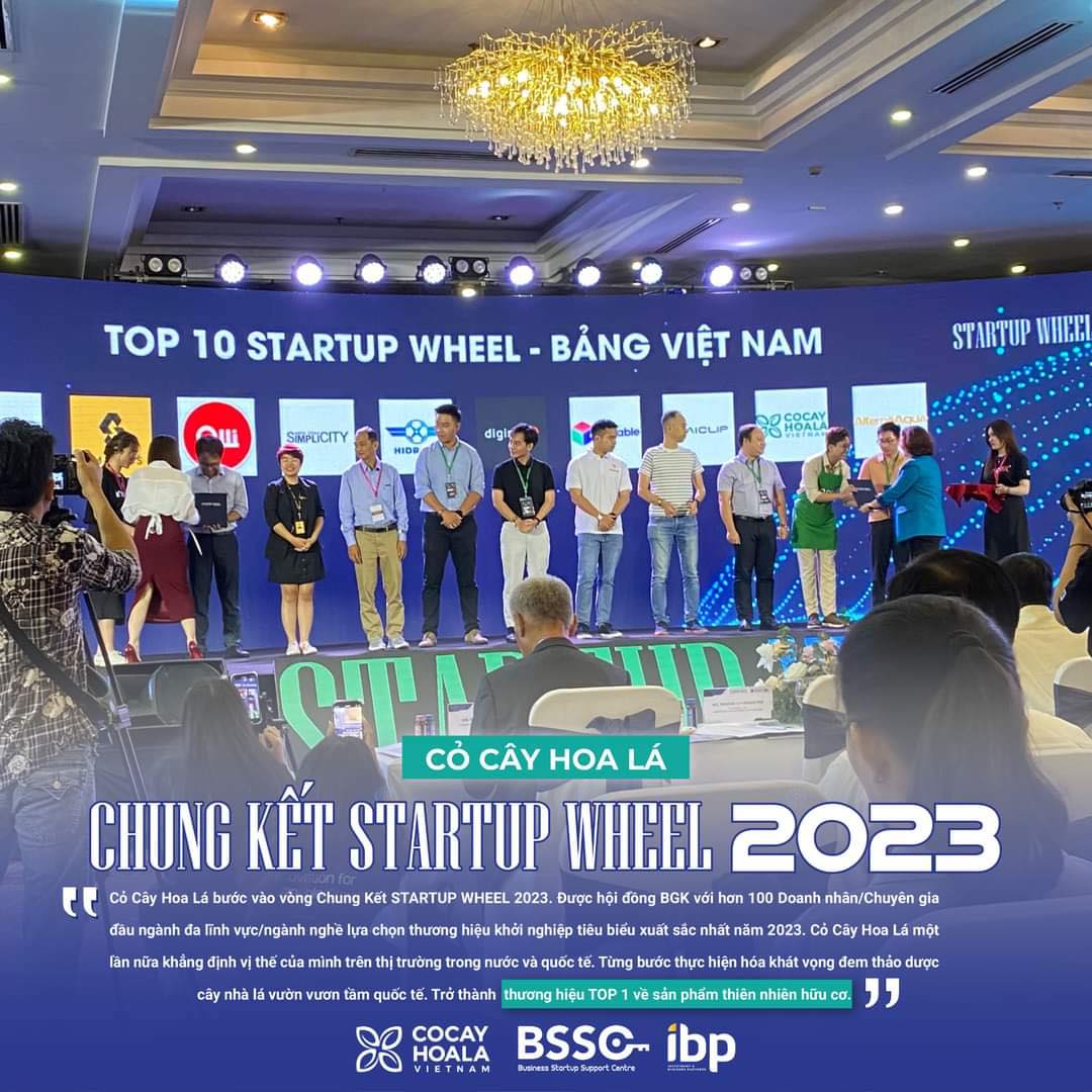 TỰ HÀO LÀ QUÁN QUÂN CHUNG KẾT STARTUP WHEEL 2023